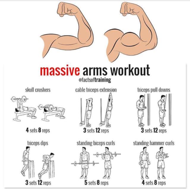 Rutina: Routine to gain muscle mass